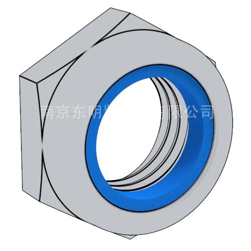 ISO 10511 - 2012 六角尼龍鎖緊薄螺母