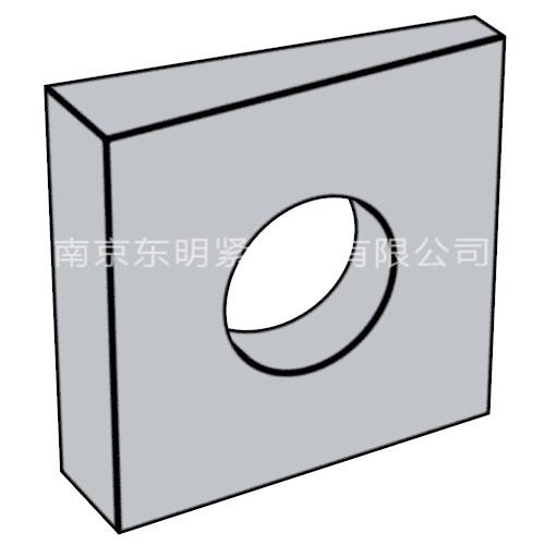 GB/T 852 - 1988 工字鋼用方斜墊圈