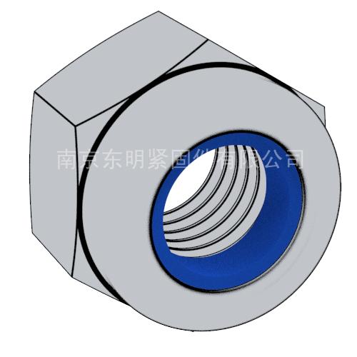 GB/T 889.2 - 2016 1型非金屬嵌件六角鎖緊螺母 細(xì)牙